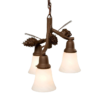 Ponderosa Pine Cone Glacier Pendant Light