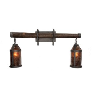 Hickory Mica Double Sconce