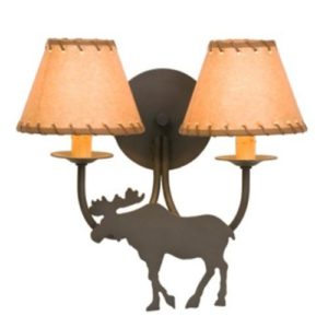 Moose Double Sconce