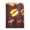 A Moose Was Here Sconce
