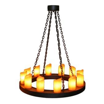 One Tier Candle Chandelier