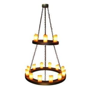 Two Tier Candle Chandelier