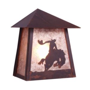 8 SECONDS Tri Roof Sconce