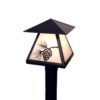 Pinecone Prairie Post Mount Outdoor Light